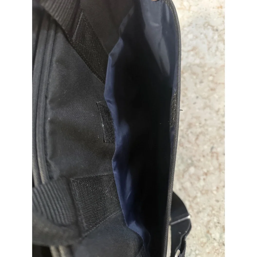 HP Laptop Messenger Bag Black Ballistic Nylon Briefcase Shoulder Strap Case